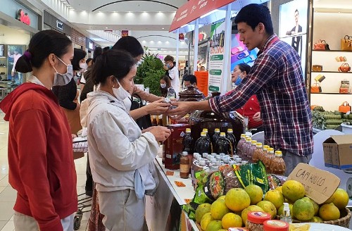 90 gian hàng tham gia xúc tiến thương mại nông nghiệp tại Hà Nội