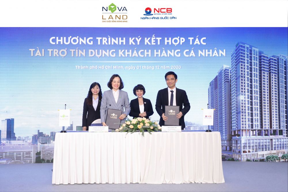 Novaland ký kết hợp tác với Ngân hàng TMCP Quốc Dân tài trợ tín dụng khách hàng cá nhân