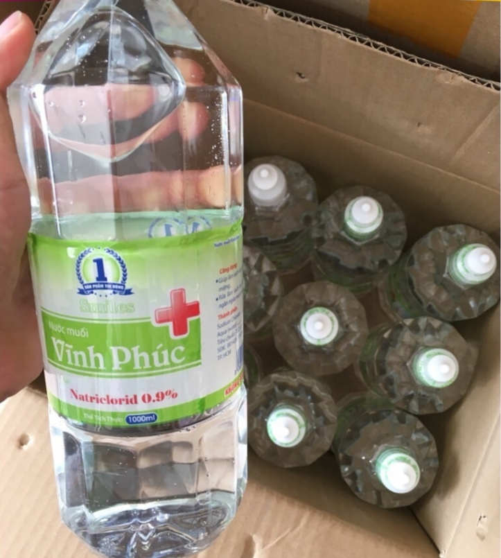 Thu hồi lô sản phẩm Nước muối Vĩnh Phúc Smiles không đáp ứng yêu cầu về giới hạn vi sinh vật