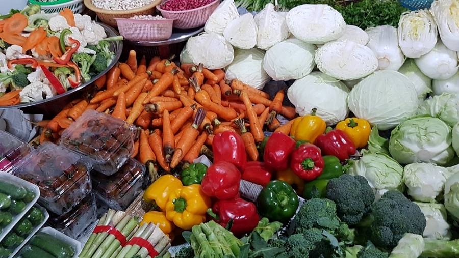 Giá thực phẩm ngày 22/1: Giá rau củ ổn định