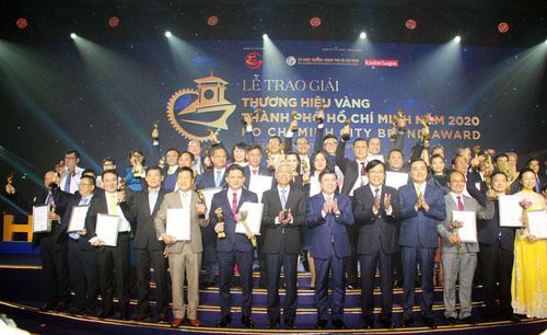 30 doanh nghiệp nhận giải thưởng Thương hiệu vàng thành phố Hồ Chí Minh