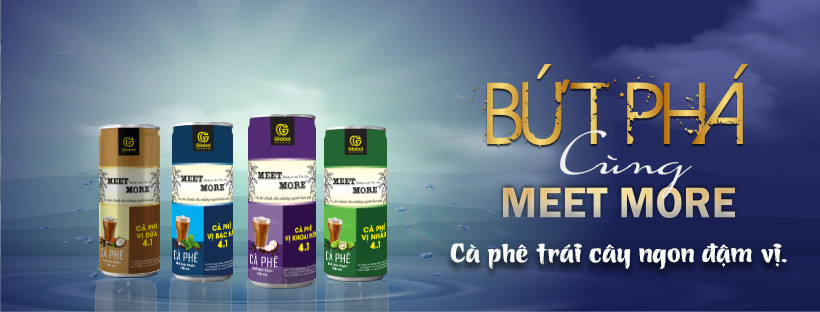 Cà phê trái cây Meet More ra mắt cà phê lon với 4 vị độc đáo
