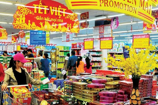 Nhiều siêu thị bắt đầu tung khuyến mãi cho dịp Tết Nguyên đán 2021