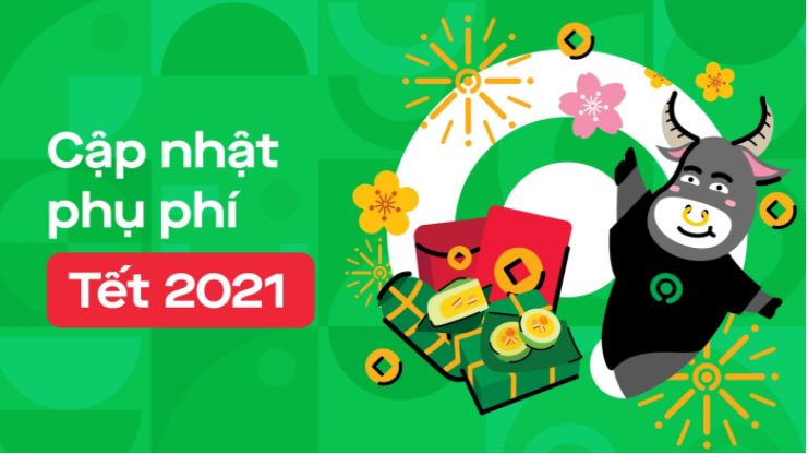 Grab, Gojek, Baemin thông báo mức phụ phí Tết Tân Sửu 2021