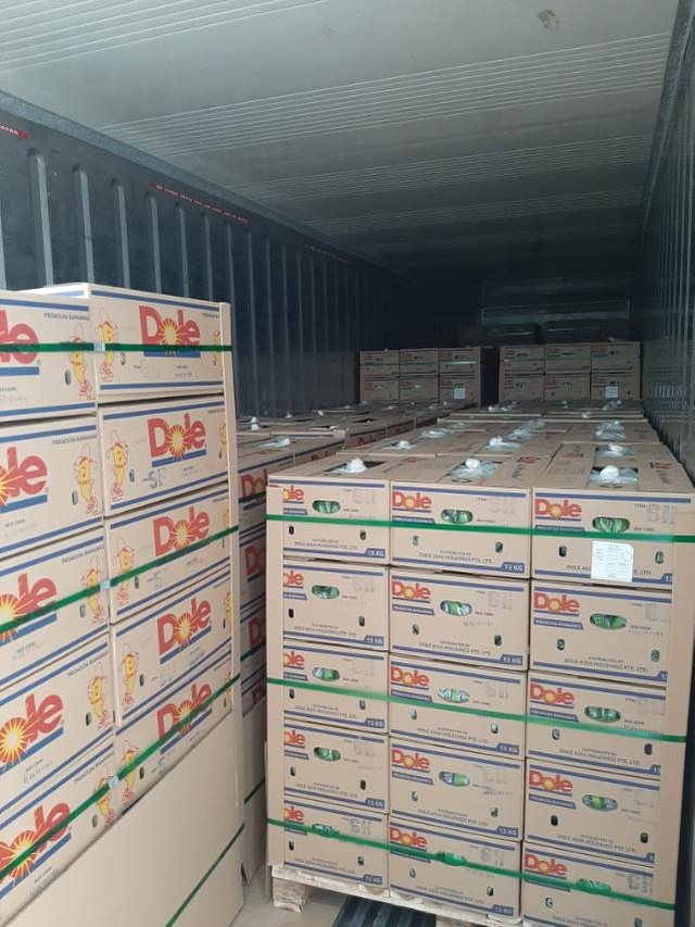 SBT xuất khẩu lô chuối Nam Mỹ đầu tiên sang Hàn Quốc