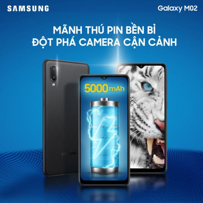 Samsung chính thức ra mắt Galaxy M02 tầm giá dưới 2,5 triệu đồng