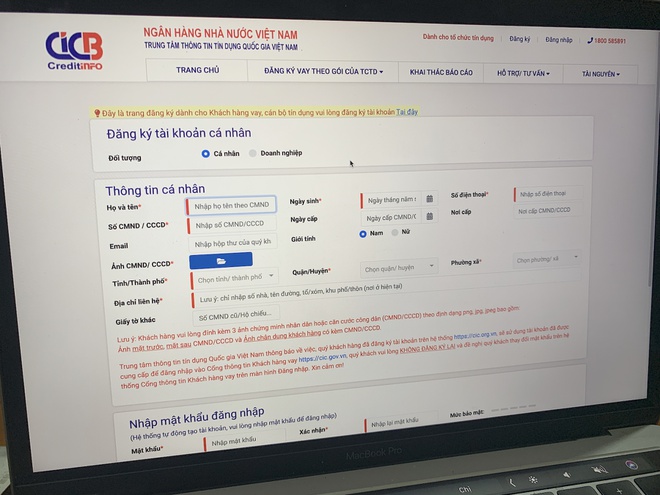 Website giúp tự kiểm tra để tránh vướng nợ xấu vô cớ
