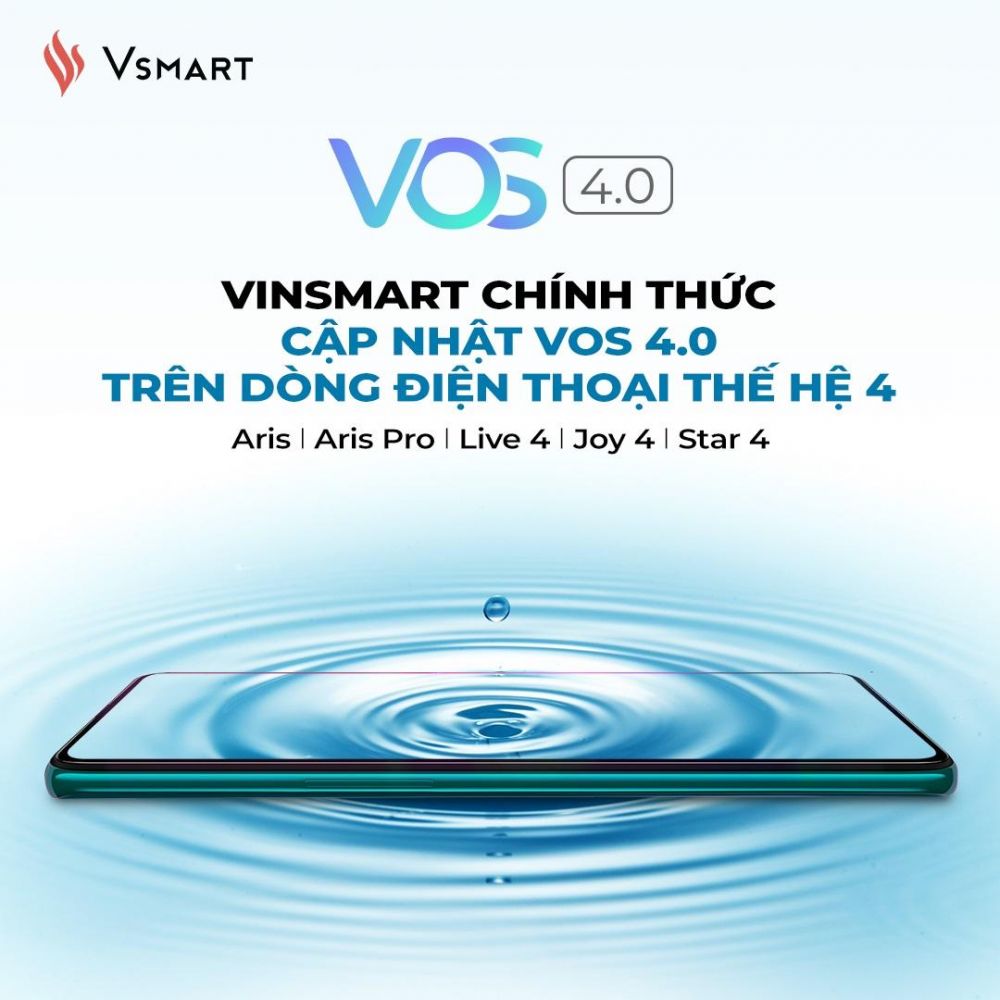 VinSmart cập nhật VOS 4.0 trên dòng điện thoại thế hệ 4