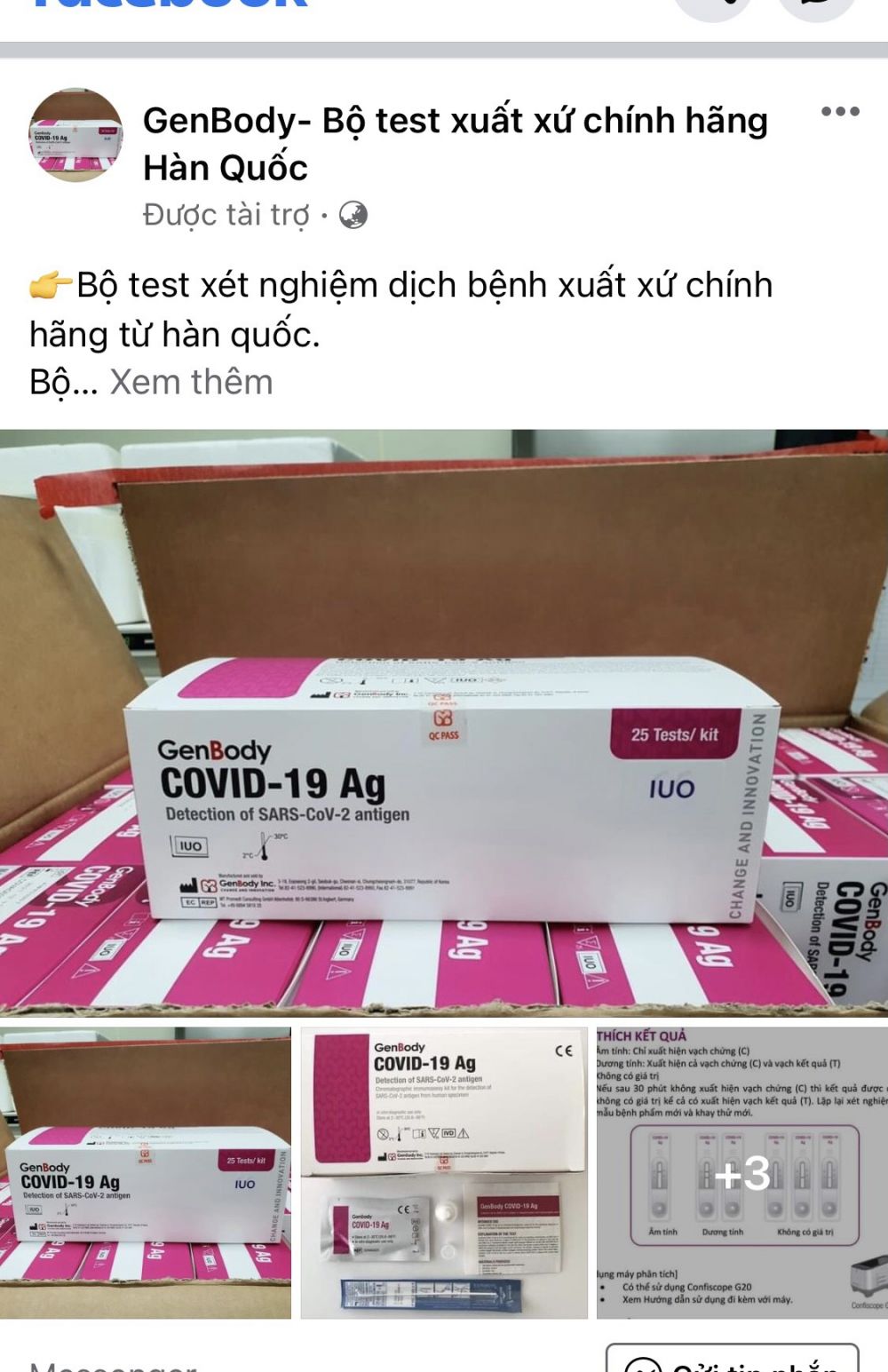 Bộ Y tế cảnh báo nguy cơ lây lan dịch khi mua kit test nhanh COVID-19 trên mạng
