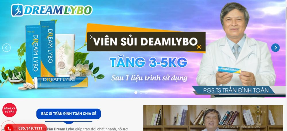 Tăng cân Dream Lybo sử dụng 'chiêu trò' quảng cáo để lừa dối người tiêu dùng?