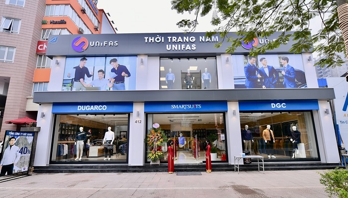 Showroom thời trang nam UNIFAS đầu tiên khai trương tại Hà Nội
