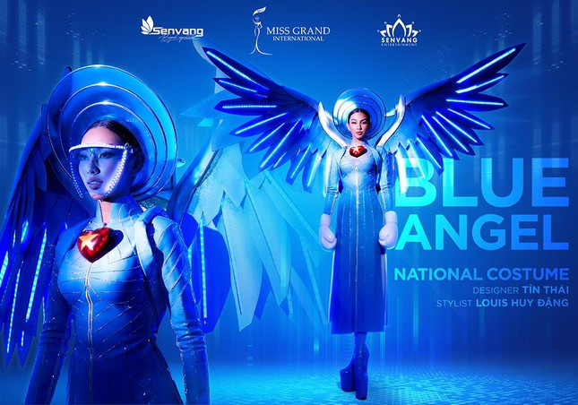 Hé lộ trang phục dân tộc 'Thiên Thần Áo Xanh' của Thùy Tiên tại Miss Grand 2021
