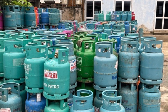 Phát hiện hàng chục nghìn vỏ bình Petrovietnam Gas tập kết trái phép