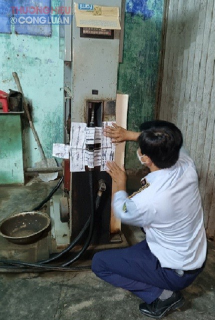 Phát hiện một vụ vi phạm trong kinh doanh xăng dầu ở Phú Yên
