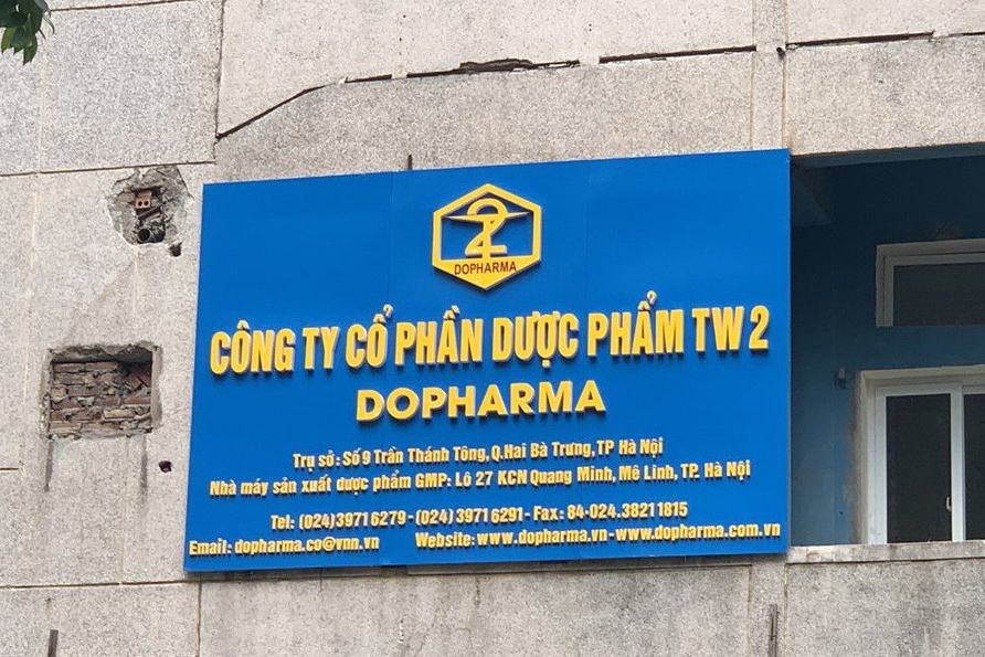 Công ty Dược phẩm Trung ương 2 bị xử phạt 70 triệu đồng