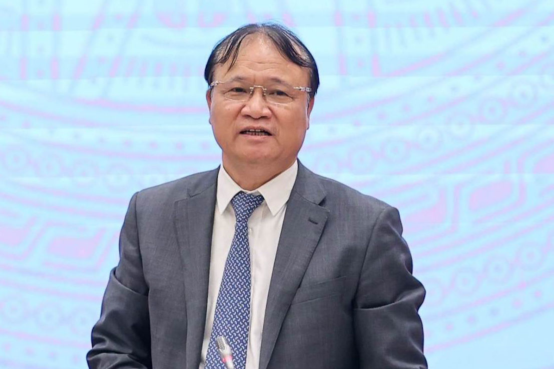 Thứ trưởng Đỗ Thắng Hải phát biểu tại họp báo.