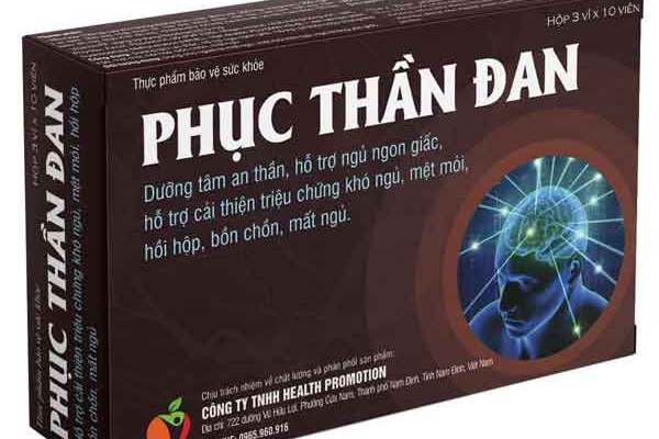 Thực phẩm bảo vệ sức khỏe Phục Thần Đan được quảng cáo như thuốc chữa bệnh