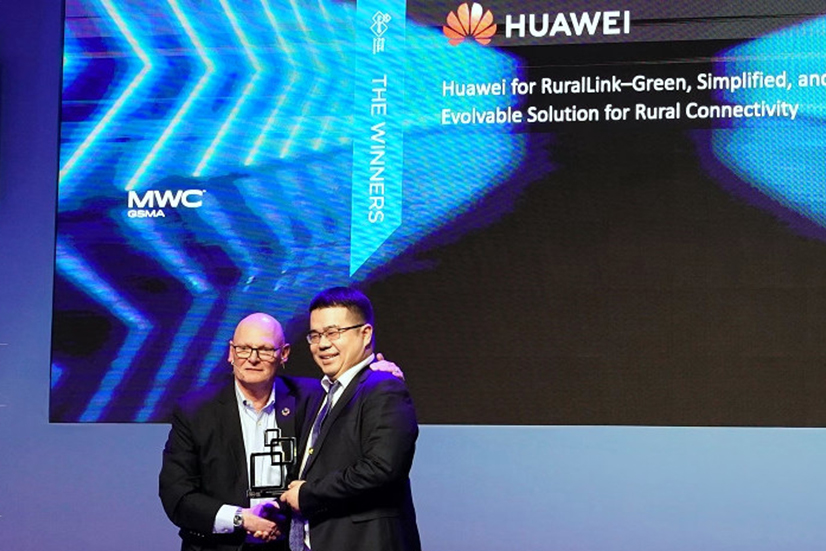 Huawei RuralLink vinh dự nhận giải thưởng ‘Sáng kiến Di động tốt nhất 
cho các Thị trường mới nổi”.