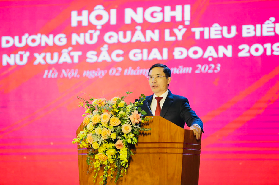 Ông Phạm Đức Ấn – Bí thư Đảng ủy, Chủ tịch Hội đồng Thành viên Agribank phát biểu tại Hội nghị.