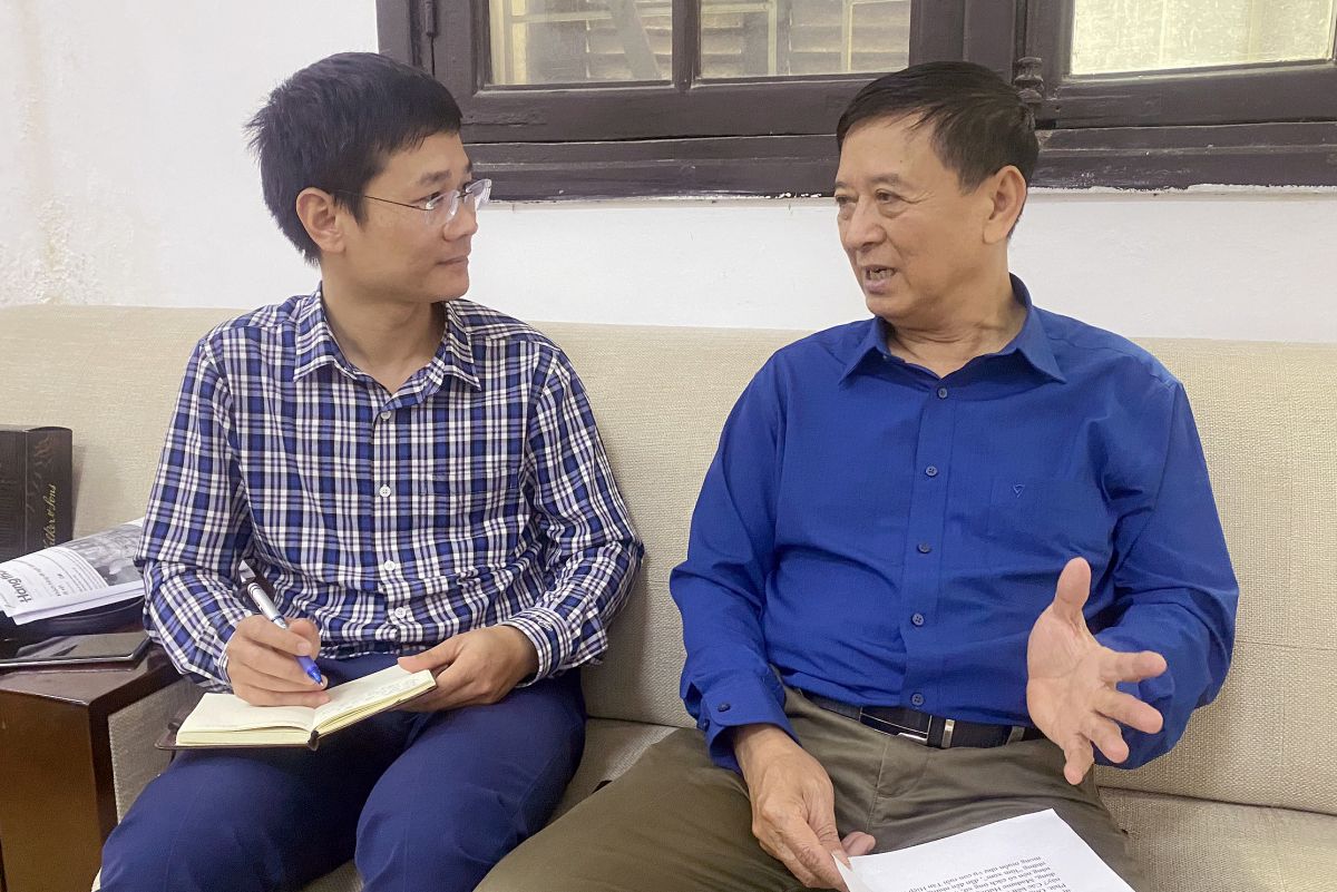 Chủ tịch Hiệp hội VATAP Nguyễn Đăng Sinh trao đổi với PV Thương hiệu và Công luận về vụ việc bánh Madame Hương có dị vật.