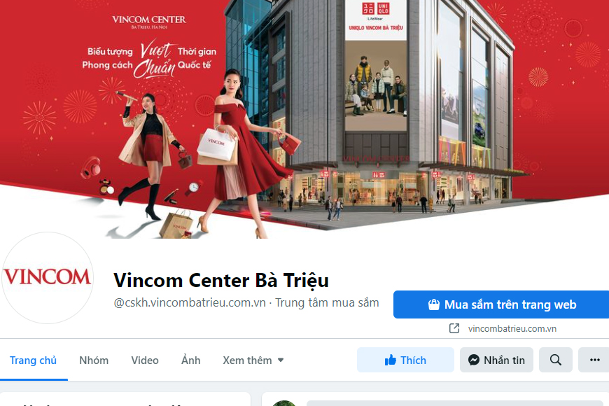 Website giả mạo Công ty Vincom Retail.