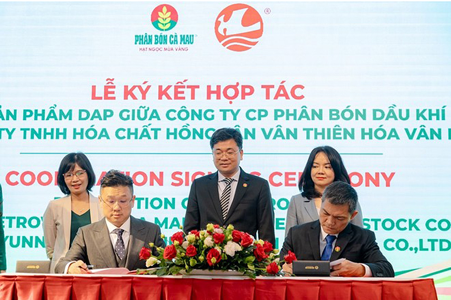 PVCFC hợp tác với Tập đoàn Hoá chất Vân Thiên Hoá.