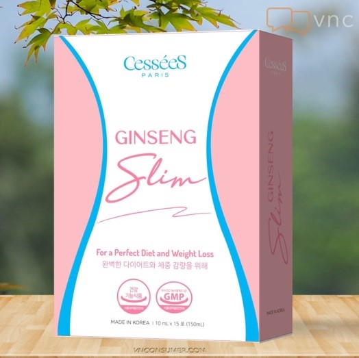 Thực phẩm bảo vệ sức khỏe Ginseng Slim.