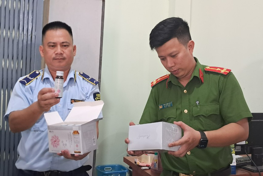 Bắc Giang: Xử phạt một chủ hộ kinh doanh mỹ phẩm nhập lậu
