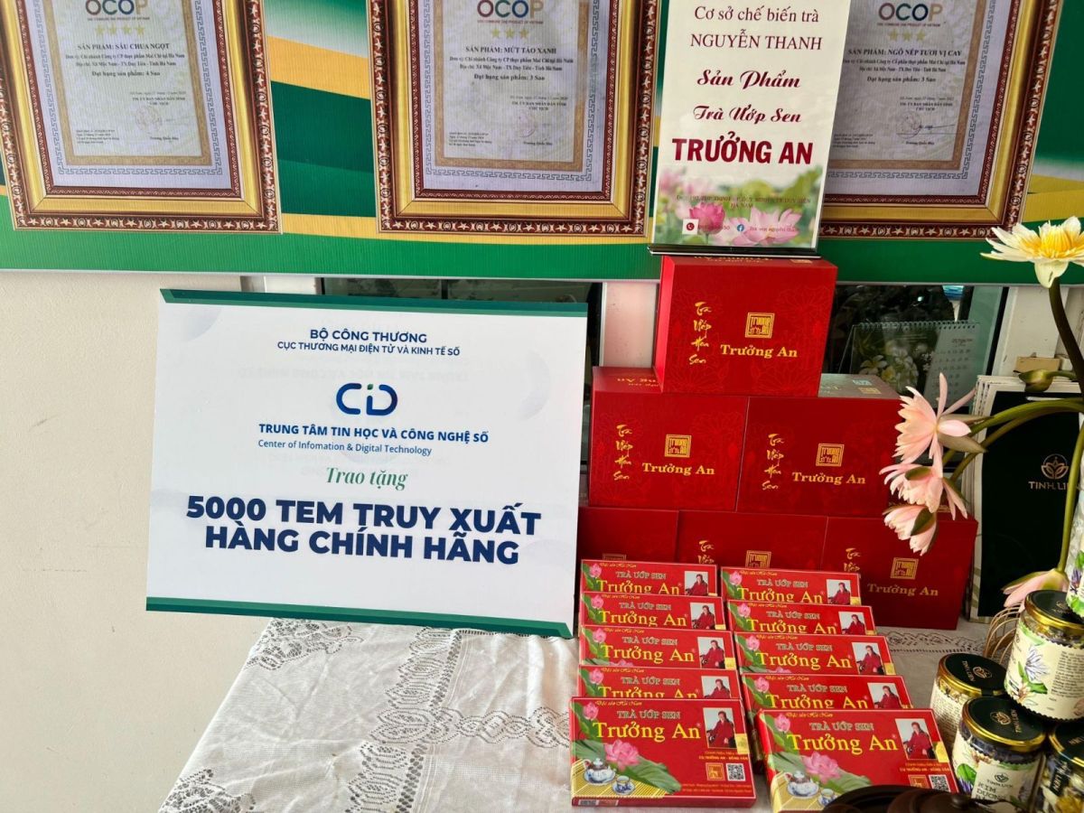 Ra mắt Hệ thống truy xuất nguồn gốc xúc tiến thương mại áp dụng công nghệ chuỗi khối
