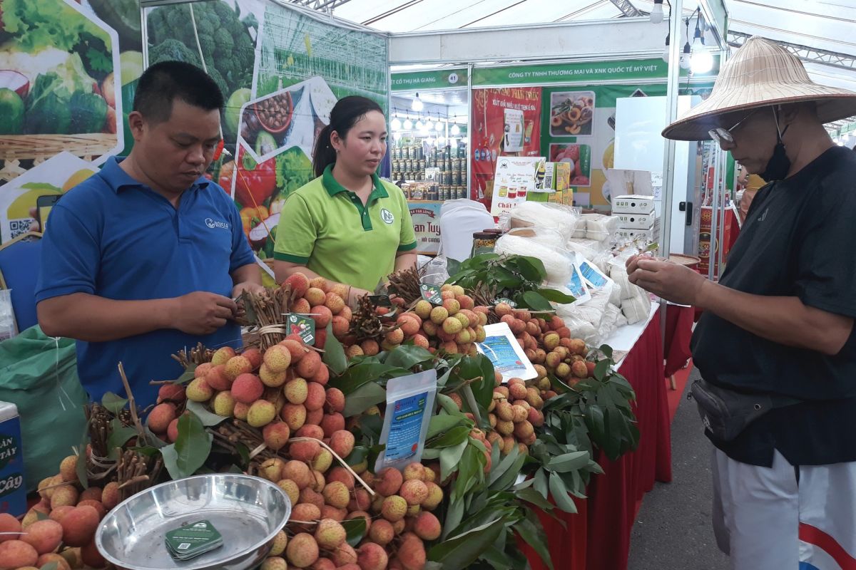 Người dân Thủ đô được mua nông sản trái cây an toàn đúng thời vụ.