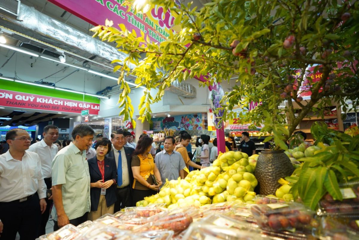 30 gian hàng trưng bày, giới thiệu và trưng bày các sản sản phẩm OCOP, sản phẩm nông sản an toàn và đặc trưng có thế mạnh của tỉnh Sơn La.