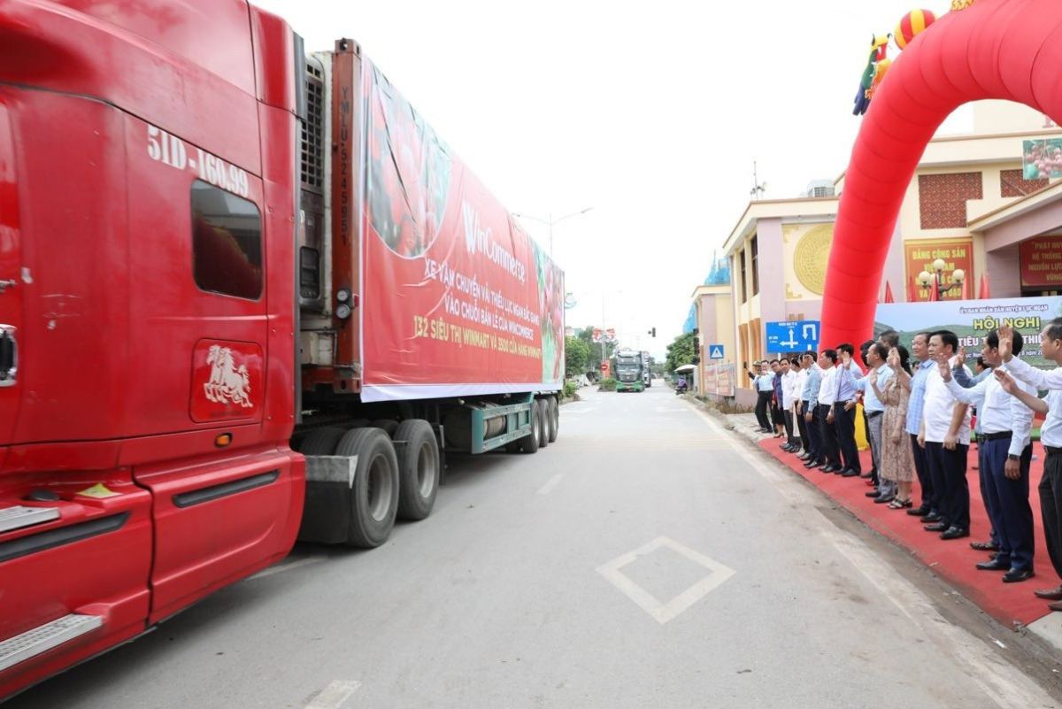 WinMart dự kiến tiêu thụ 200 tấn vải thiều Bắc Giang