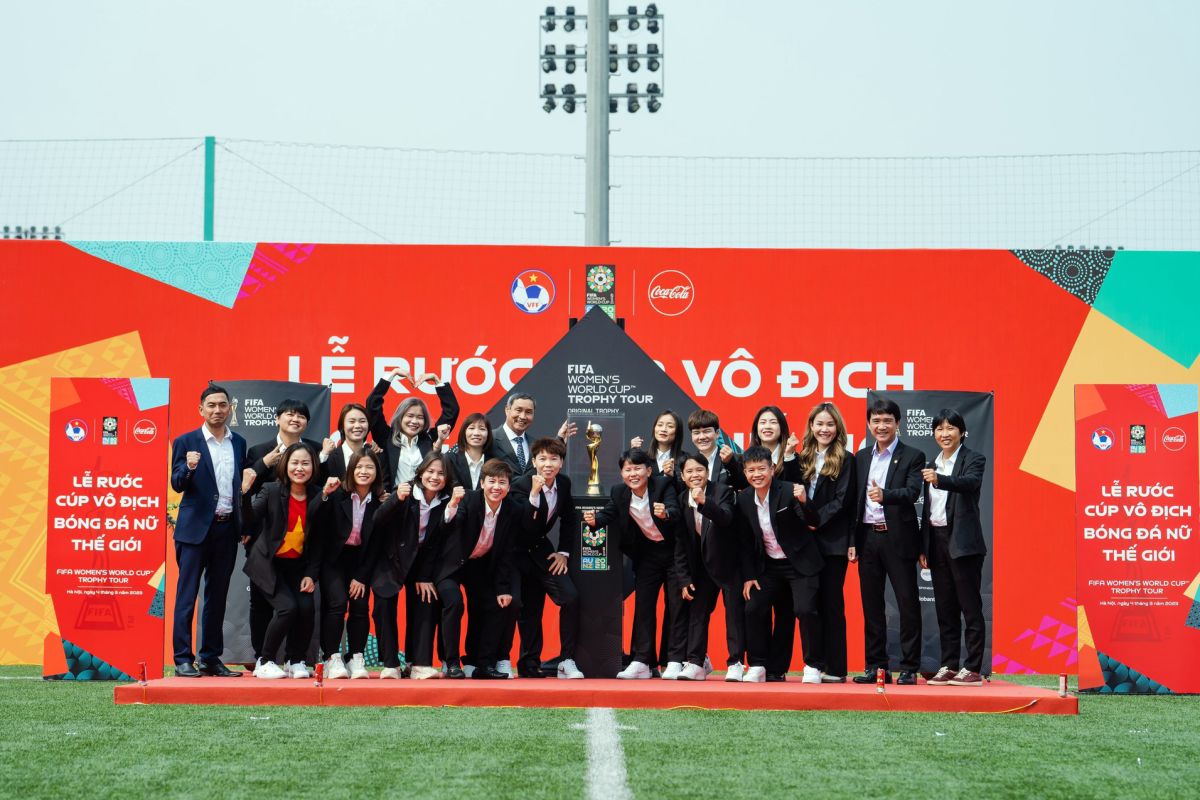 Coca-Cola đồng hành cổ vũ đội tuyển nữ Việt Nam tại Cúp bóng đá nữ thế giới
