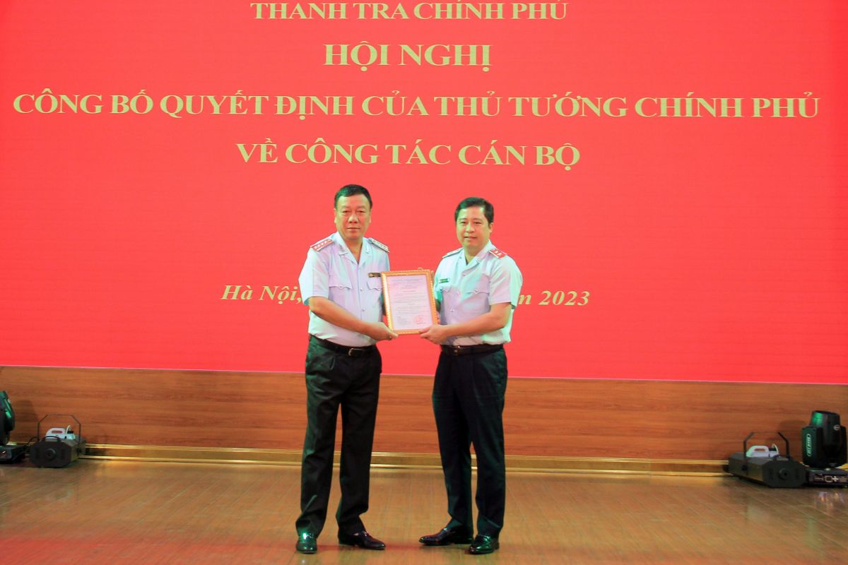 Ông Dương Quốc Huy được bổ nhiệm làm Phó Tổng Thanh tra Chính phủ