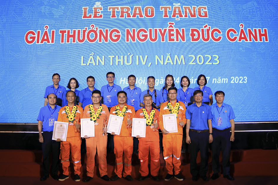5 kỹ sư của EVN được vinh danh tại Giải thưởng Nguyễn Đức Cảnh
