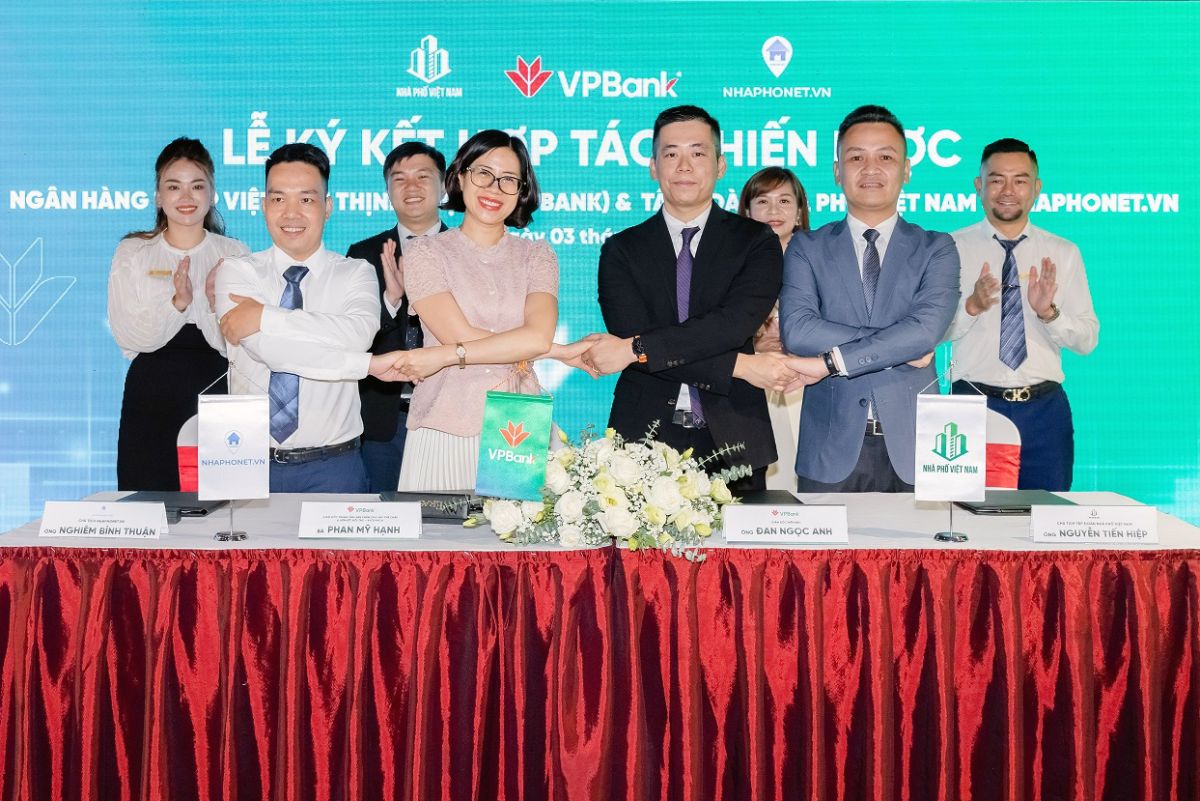 VPBank đồng hành cùng Nhà Phố Việt Nam, Nhaphonet.vn triển khai nhiều gói lãi suất ưu đãi cho khách vay mua nhà