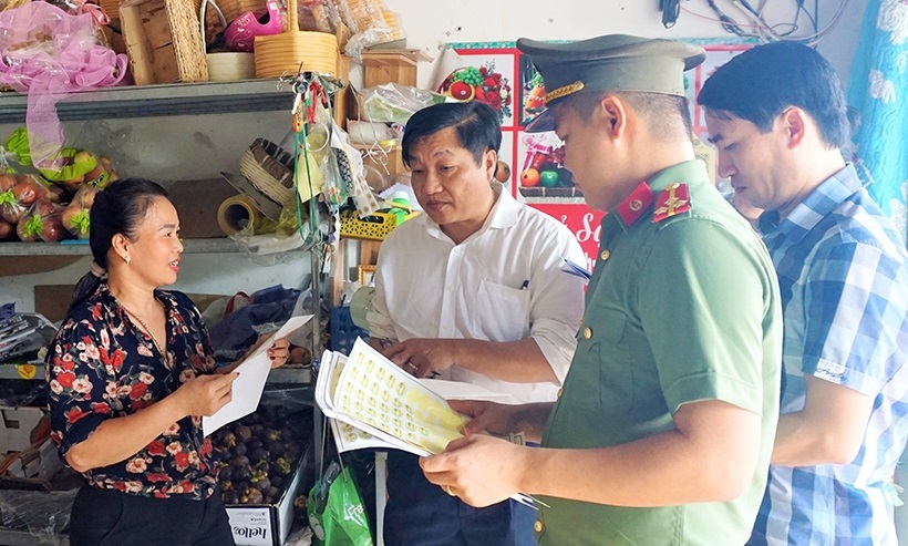Bưởi Phúc Trạch vào mùa
