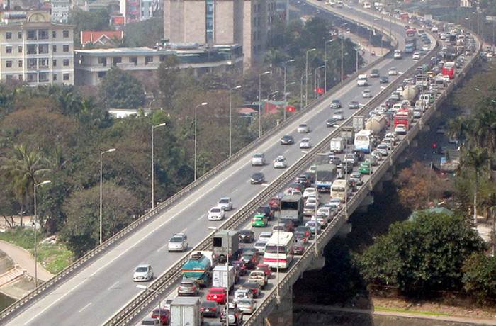 Giao thông ngày đầu nghỉ Lễ 2/9: Vành đai 3 Hà Nội ùn tắc kéo dài