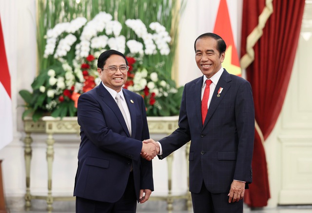 Thủ tướng Phạm Minh Chính hội kiến Tổng thống Indonesia