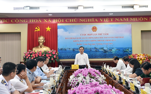 Phó Thủ tướng nhấn mạnh từ nay đến ngày 30/4/2024 là thời điểm "vàng" để gỡ được thẻ vàng sớm nhất - Ảnh: VGP/Hải Minh