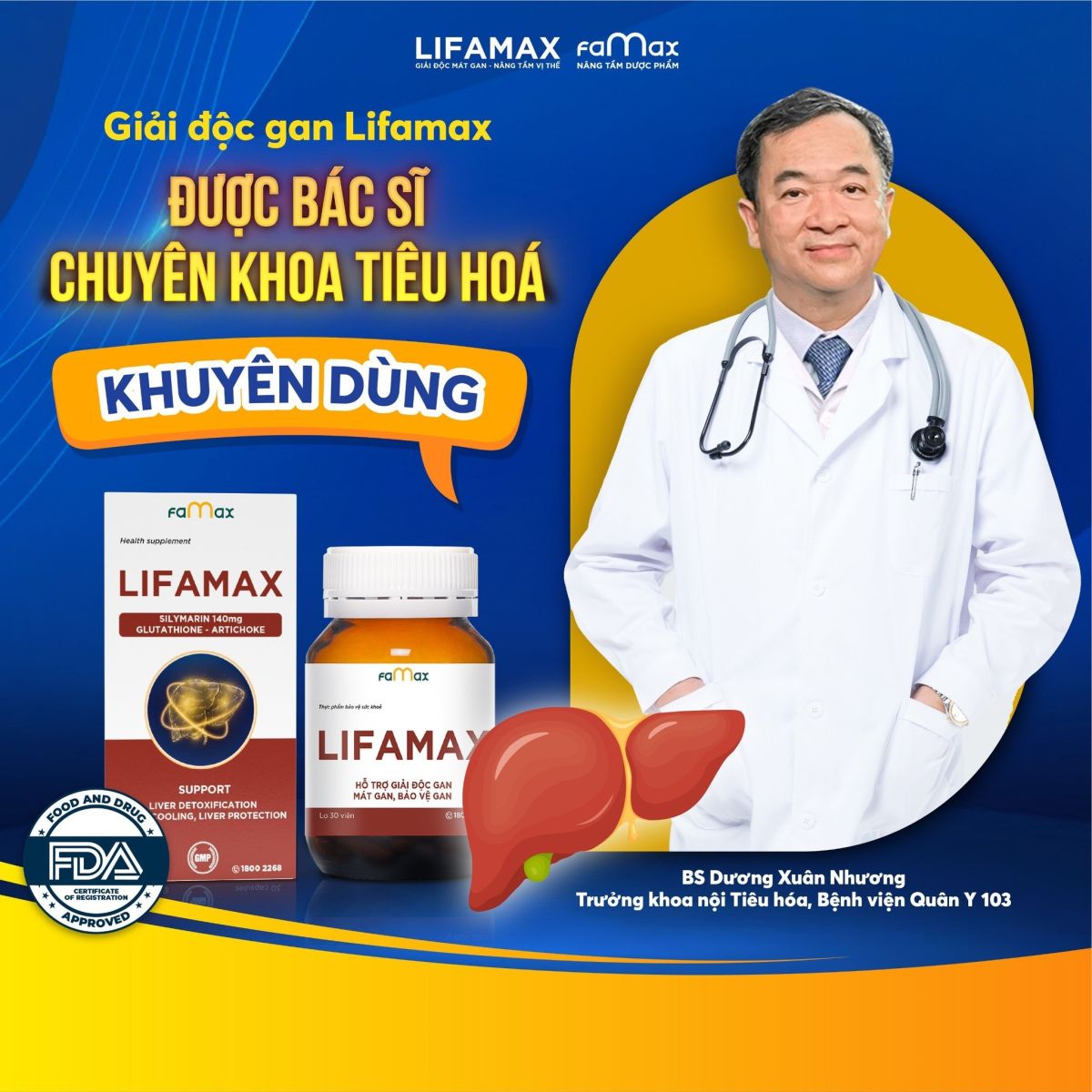 Công ty CP Dược phẩm FAMAX quảng cáo "thổi phồng" công dụng TPBVSK Lifamax?