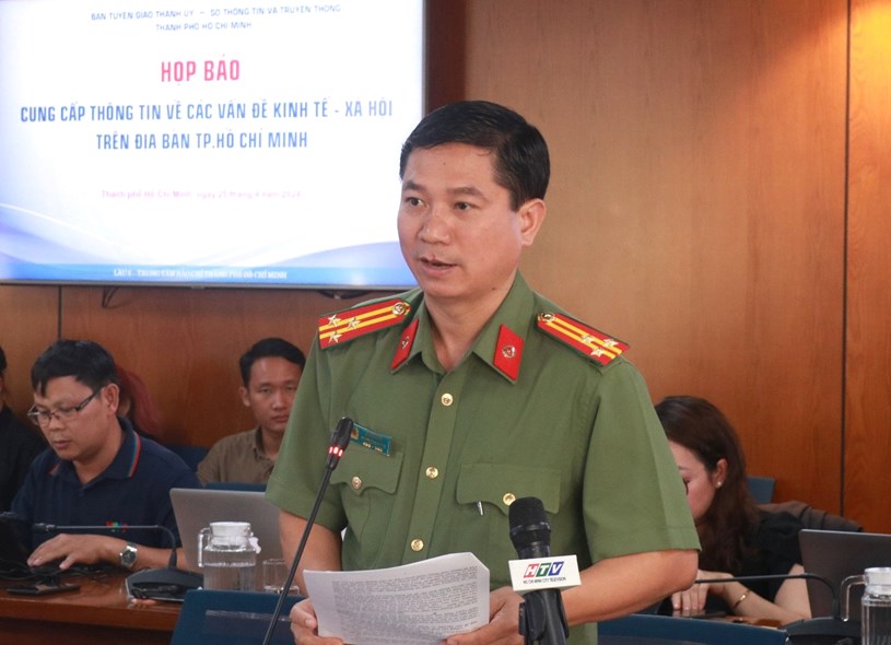 Thượng tá Lê Mạnh Hà - Phó trưởng phòng Tham mưu, Công an TPHCM