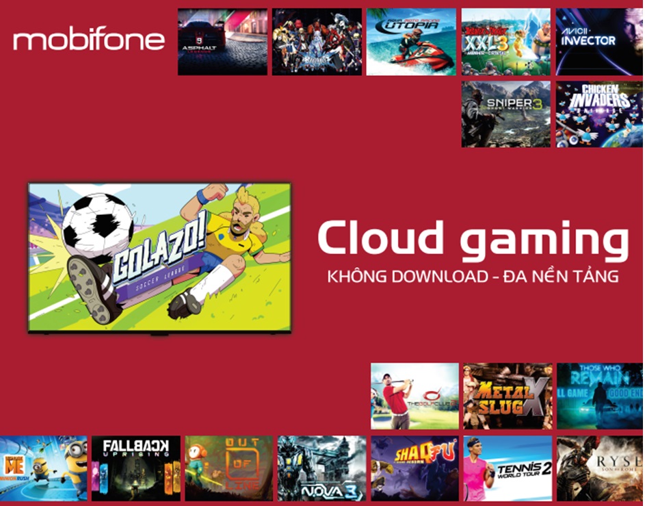 Cloud Gaming – MobiGames là dịch vụ trò chơi sử dụng công nghệ lưu trữ đám mây, cho phép người dùng chơi game ngay lập tức trên Cloud server mà không cần phải tải về máy tính hay thiết bị di động