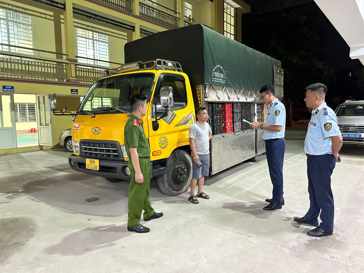 Lực lượng chức năng tỉnh Thái Nguyên công bố Quyết định khám phương tiện vận tải