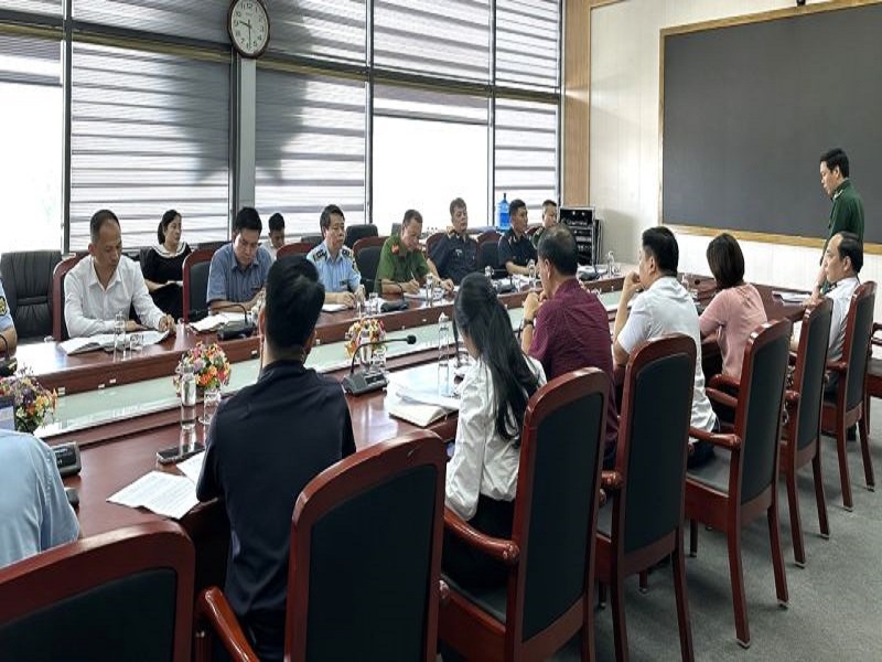Văn phòng Thường trực BCĐ 389 quốc gia làm việc với BCĐ 389 Lào Cai