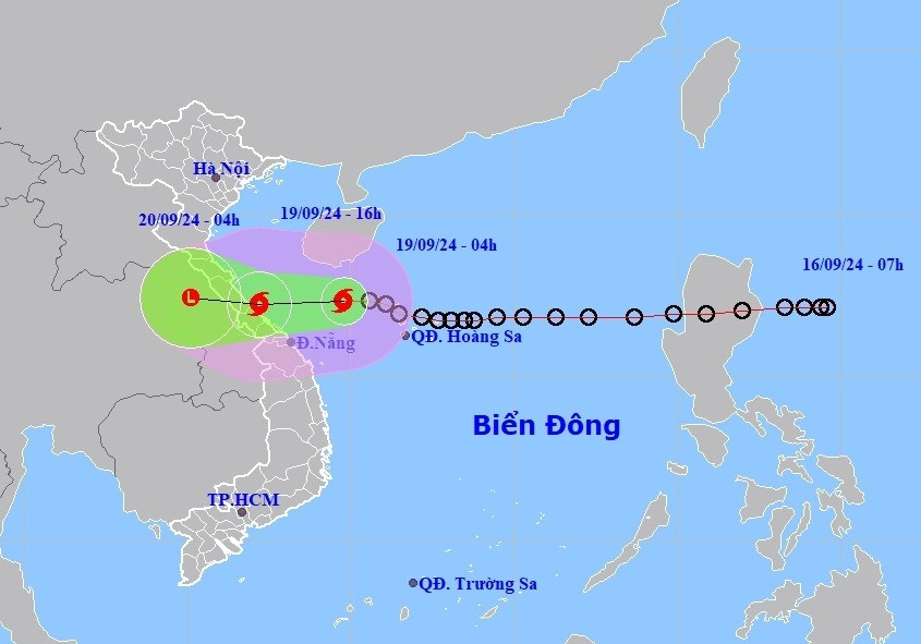 Tin bão khẩn cấp: Cơn bão số 4