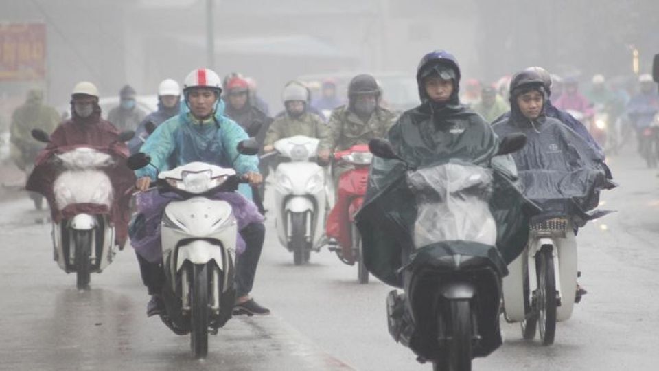 Thời tiết ngày 16/3: Bắc Bộ trời chuyển rét, mưa rào