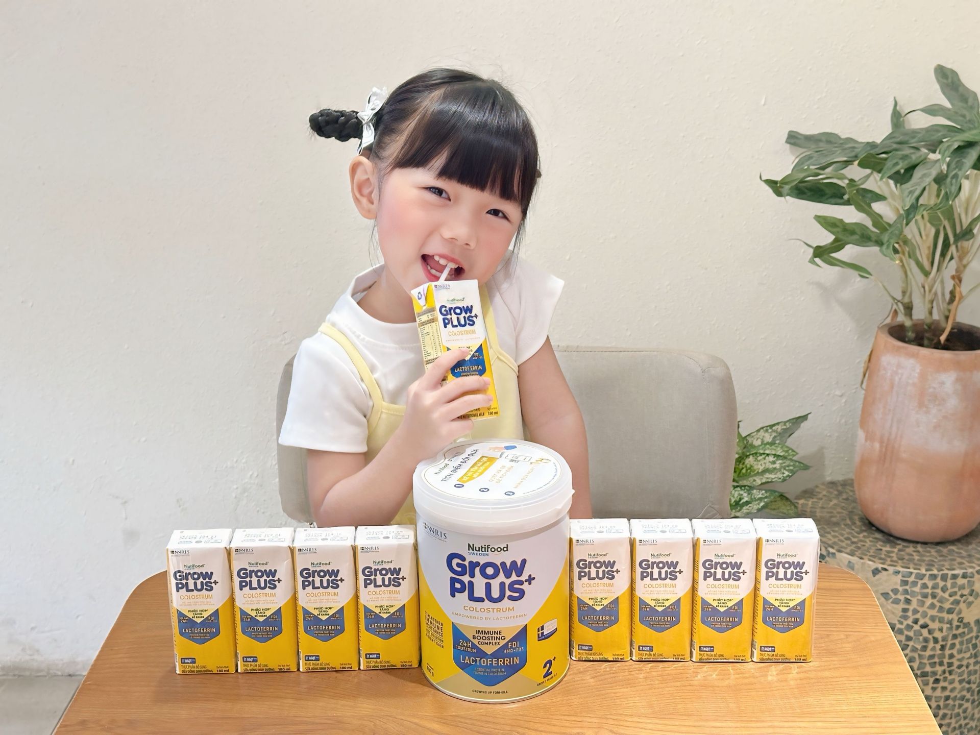 Nutifood GrowPLUS+ Colostrum Lactoferrin – Bí quyết giúp trẻ “xây lá chắn kim cương” nâng cao đề kháng