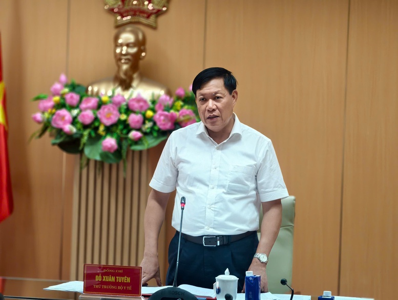 Thứ trưởng Bộ Y tế Đỗ Xuân Tuyên, Trưởng Ban chỉ đạo 389 Bộ Y tế - Ảnh: VGP/HM Thứ trưởng Bộ Y tế Đỗ Xuân Tuyên, Trưởng Ban chỉ đạo 389 Bộ Y tế - Ảnh: VGP/HM