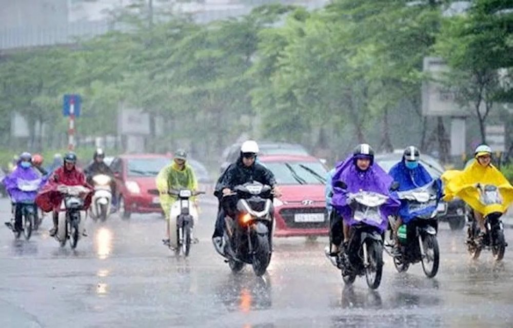 Thời tiết ngày 28/6/2025: Miền Bắc, Hà Nội trời âm u, mưa to cục bộ